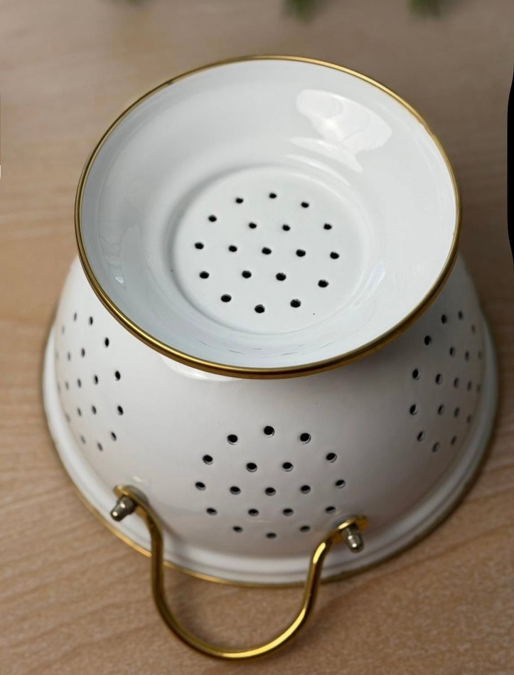 Beyaz Parlak Emsan Süzgeç - Görsel 3