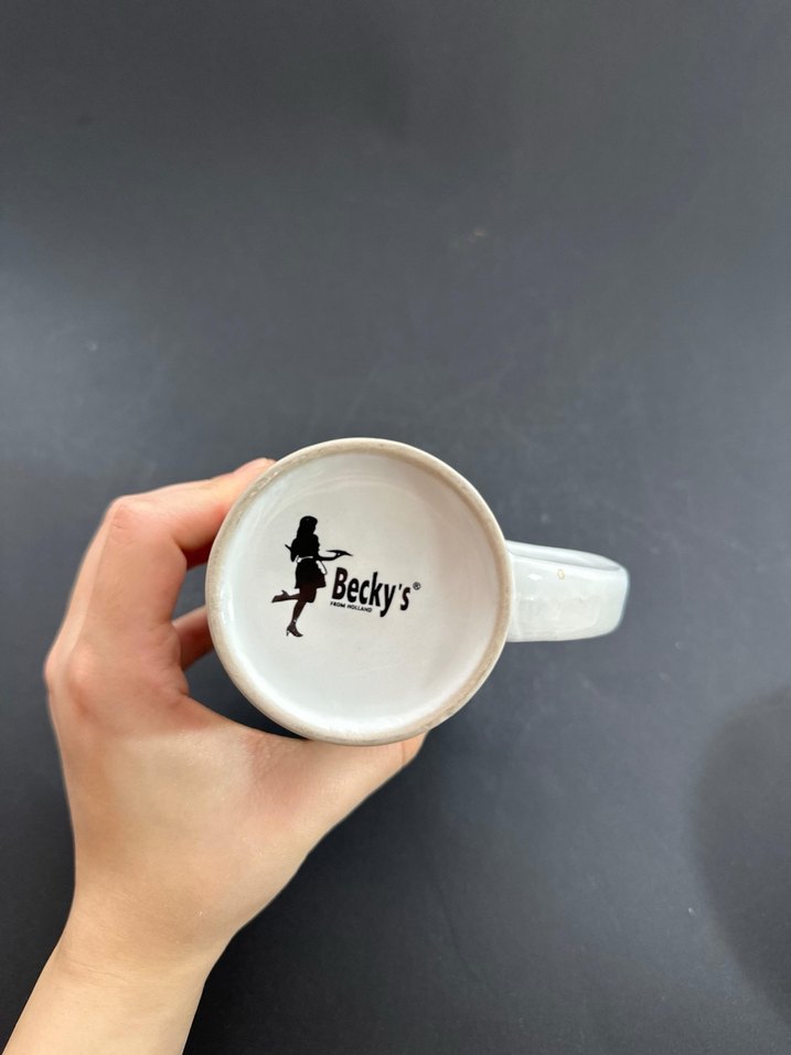 Kar Desenli Beyaz Seramik Kupa - Görsel 5