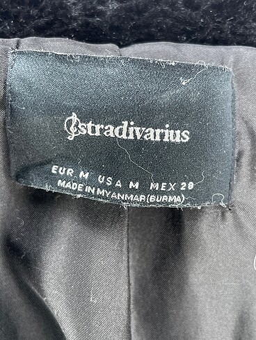 m Beden siyah Renk Stradivarius Mont %70 İndirimli.