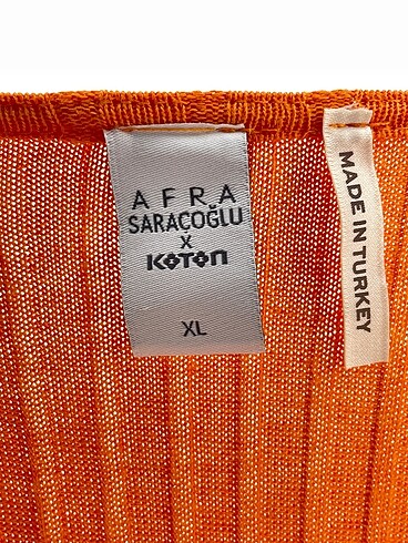 xl Beden turuncu Renk Koton Uzun Elbise %70 İndirimli.