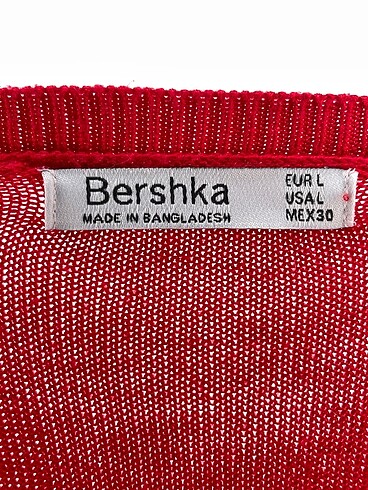 l Beden kırmızı Renk Bershka Kazak / Triko %70 İndirimli.