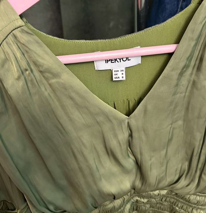 İpekyol nakışlı elbise - Görsel 3