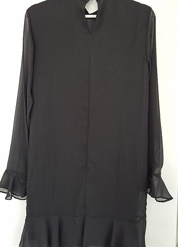 Tül detaylı gece elbisesi - Görsel 6