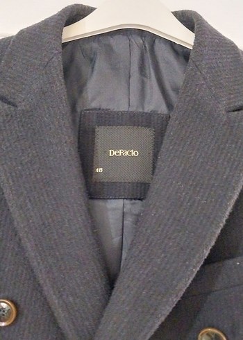 Düğmeli Gri Yün Midi Erkek Klasik Ceket - Görsel 3