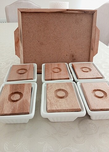 Bambu seramik kahvaltı takımı