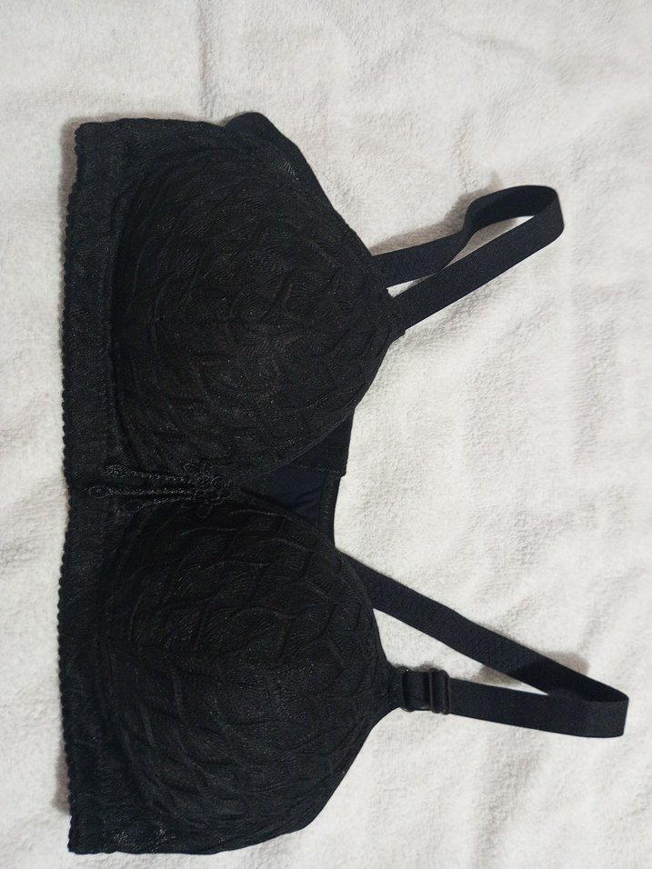 Siyah Rahat Gotik Midi Sütyen - Görsel 3