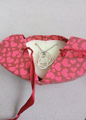 Kalp Şeklinde Pembe Hediye Kutusu - Görsel 3