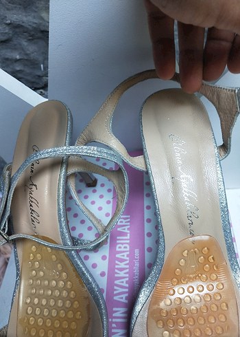 39 Beden gri Renk Stiletto Topuklu Kadın Ayakkabı