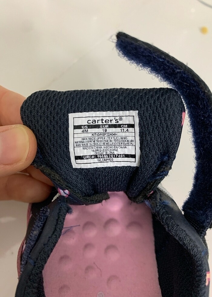 Kız bebek ilk ayakkabı carters orijinal marka - Görsel 3