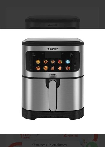 Gri Arçelik Dijital Fritöz 82 - Görsel 2
