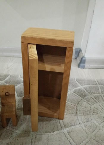 ahşap mutfak ve oturma grubu oyuncak - Görsel 14