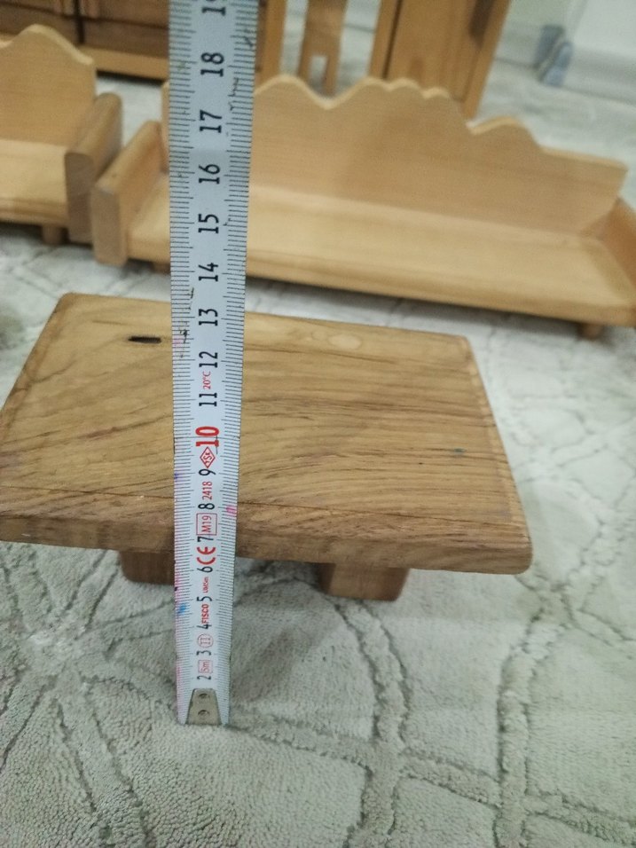 ahşap mutfak ve oturma grubu oyuncak - Görsel 3