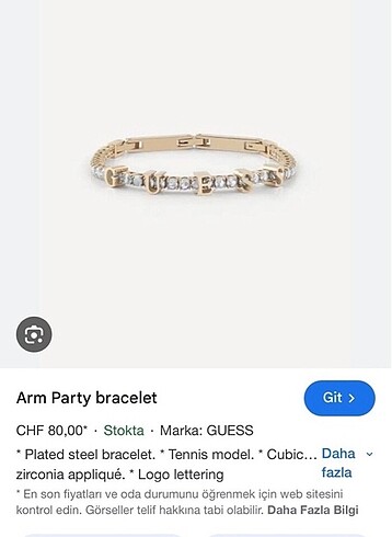Guess Guess bileklik orijinal