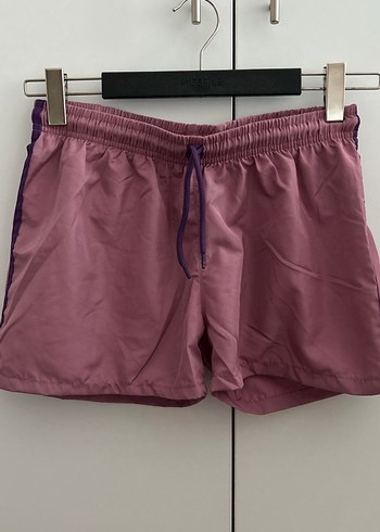 Mor Mini Deniz Spor Şort