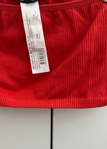 xs Beden kırmızı Renk Kırmızı Kadın Bandeau Üst