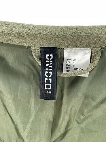 34 Beden haki Renk H&M Ceket %70 İndirimli.