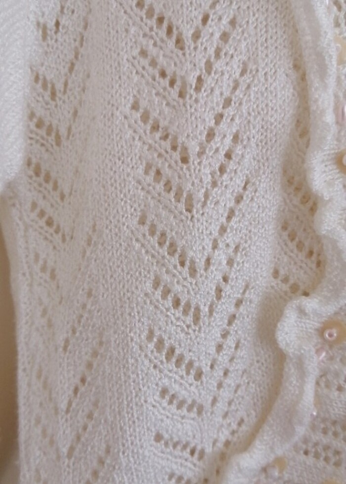  Tirko bolero  yakası boncuk işli nakışlı  - Görsel 5