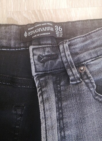 Stradivarius Stradivarius füme renkli jeans