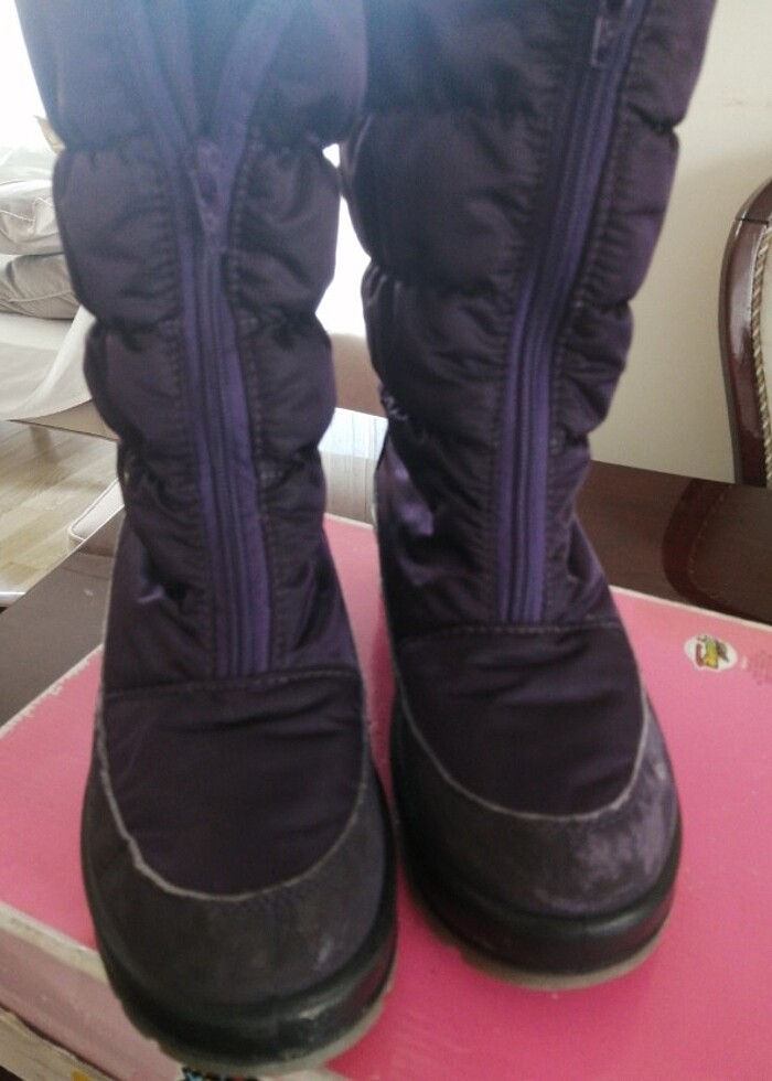 Kar çizmesi içi yünlü arKa tafta fermuar . Detaylı  - Görsel 4