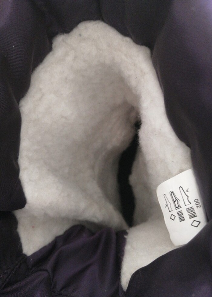 Kar çizmesi içi yünlü arKa tafta fermuar . Detaylı  - Görsel 5