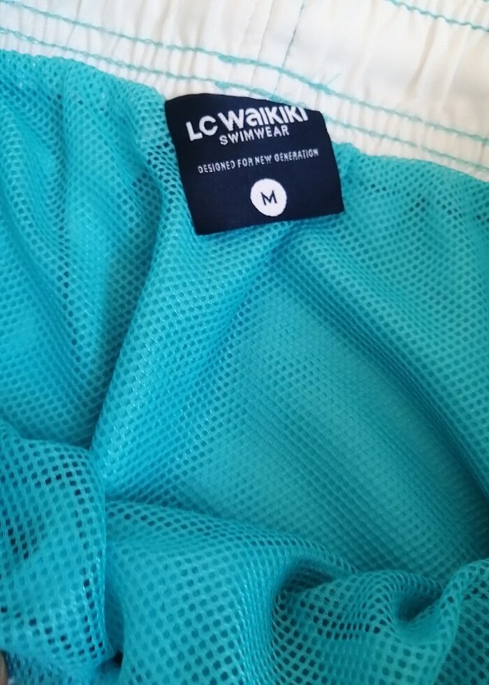 LCWAIKIKI turkuza renk deniz şortu  - Görsel 2