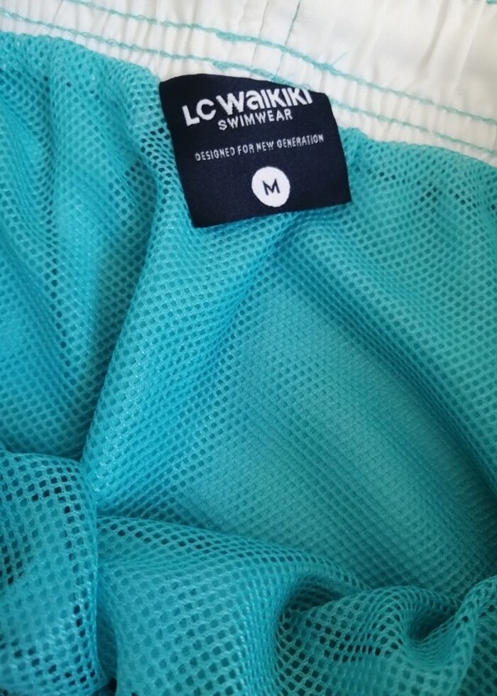 LCWAIKIKI turkuza renk deniz şortu  - Görsel 4