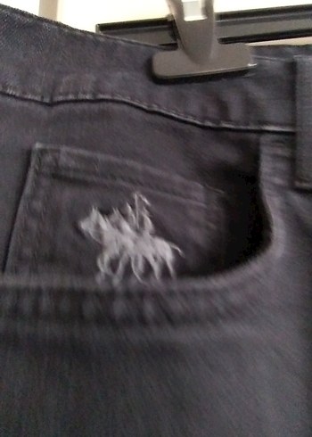 Siyah Erkek Denim Bol Kesim Midi Jean - Görsel 2