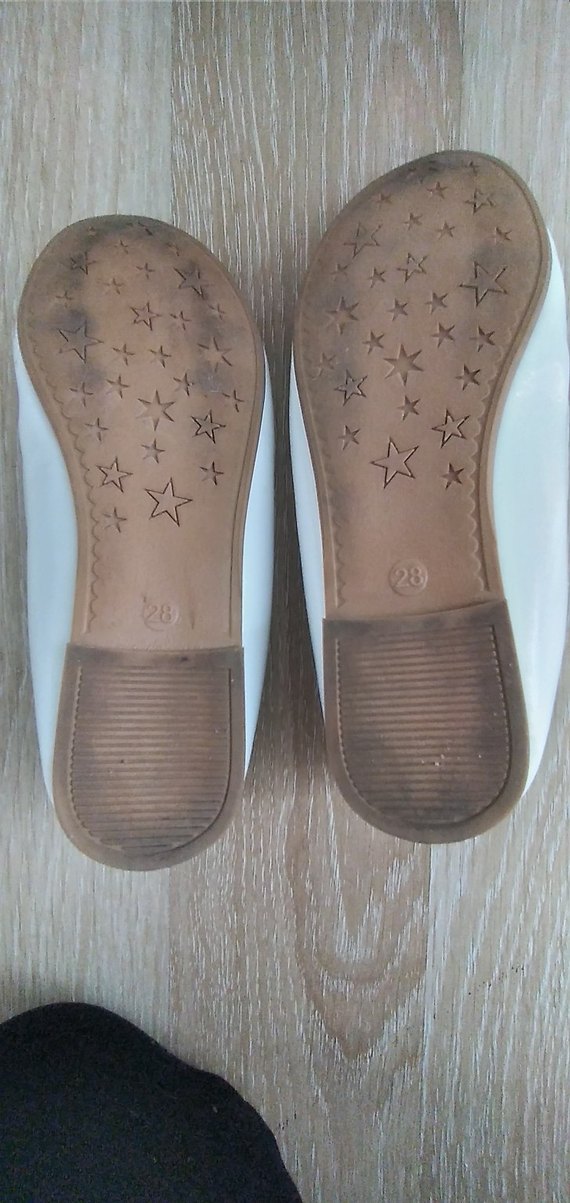 Kız Çocuk Beyaz Fiyonklu Babet Ayakkabı - Görsel 5