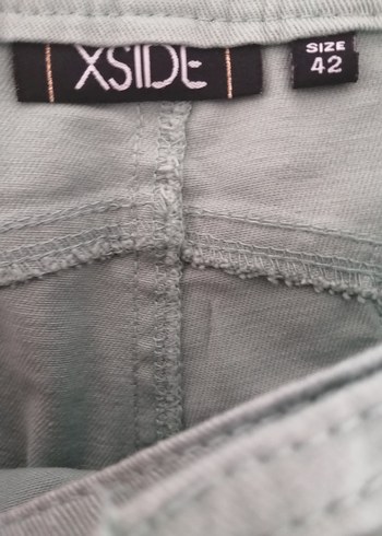 XSIDE marka koton şort Beden Etiketi 42