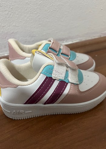 Airties Kız Çocuk Çok Renkli Cırt Cırtlı Spor Ayakkabı