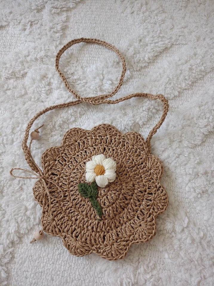 Sarı Bohem Kız çocuk çantası - Görsel 2