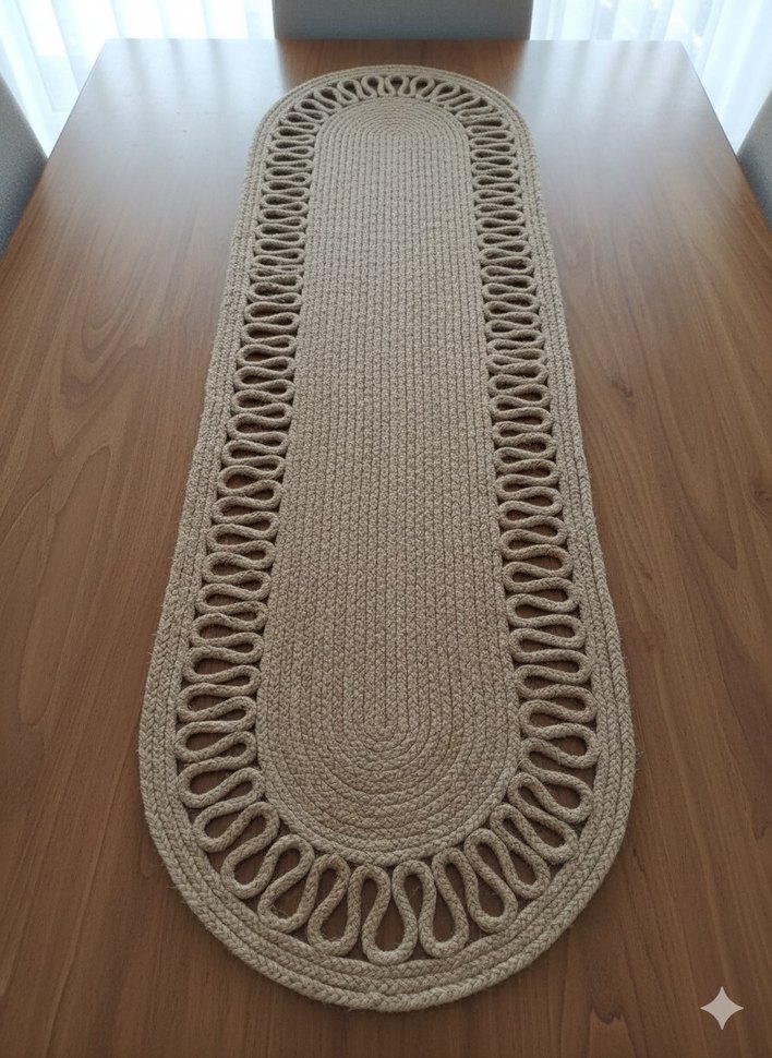 Bej Bohem Masa Örtüsü - Görsel 3