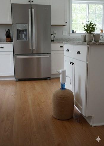 Bej Hasır damacana kılıfı - Görsel 3