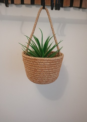 Bej Asılabilir Sepet - Görsel 3