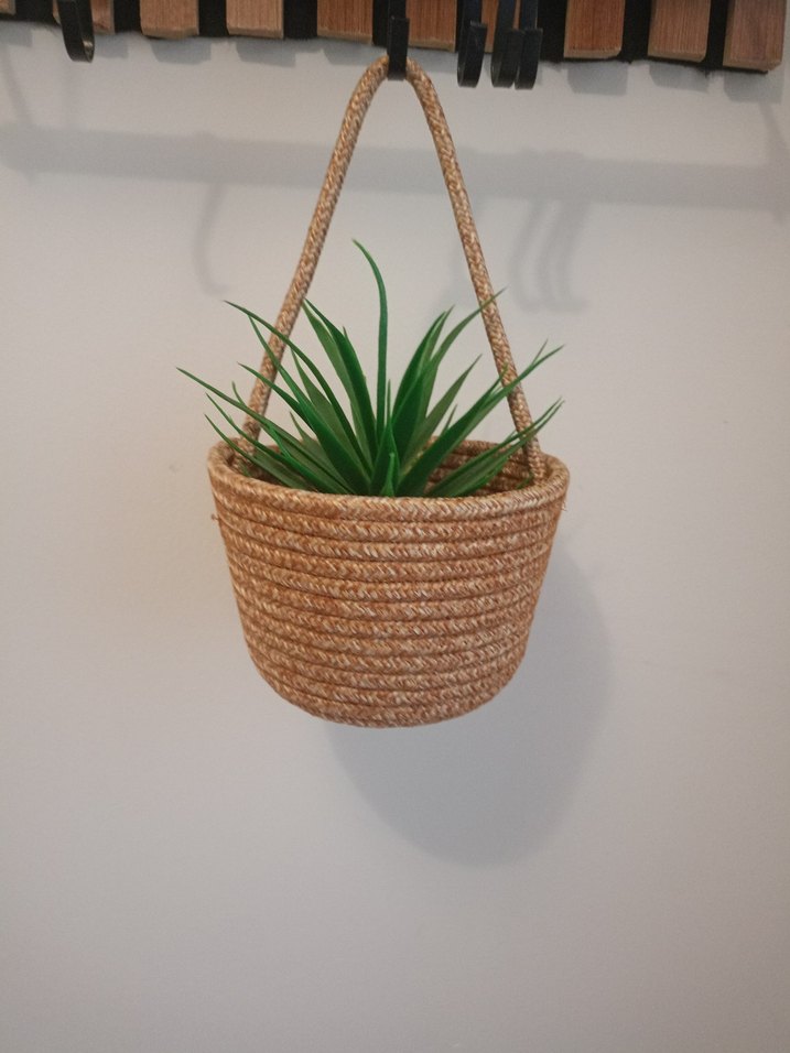 Bej Asılabilir Sepet - Görsel 3