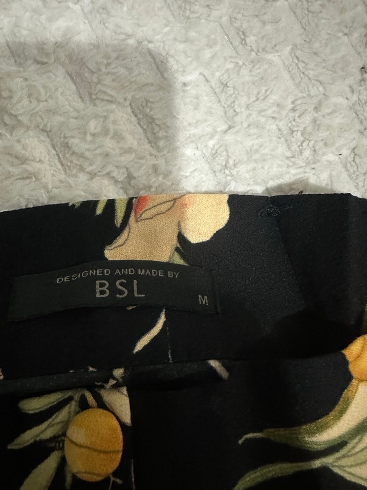 Çiçek Desenli Düğmeli Uzun Bohem Etek - Görsel 2