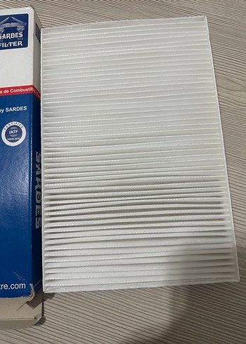 SARDES Motor Yağ Filtresi, dizel süngerli hava filtresi. Sıfır. - Görsel 6