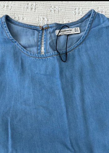 Stradivarius Denim Hamile Bluzu