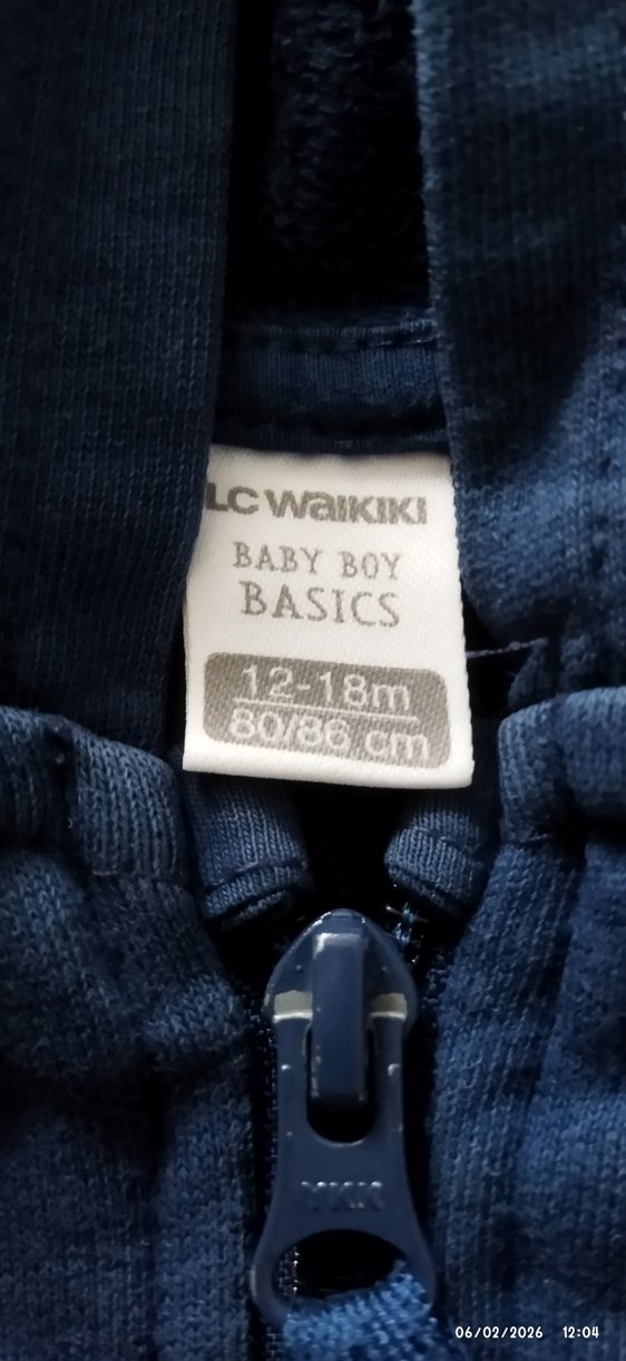 Erkek Çocuk Lacivert Kapüşonlu Sweatshirt - Görsel 2