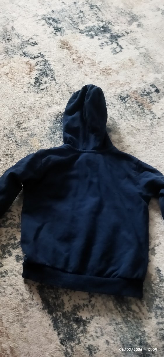 Erkek Çocuk Lacivert Kapüşonlu Sweatshirt - Görsel 3