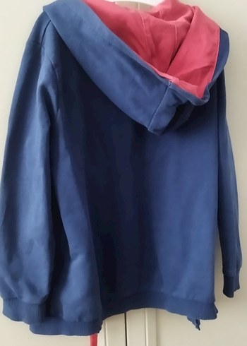 Erkek Çocuk Lacivert Kapüşonlu Fermuarlı Ceket - Görsel 3