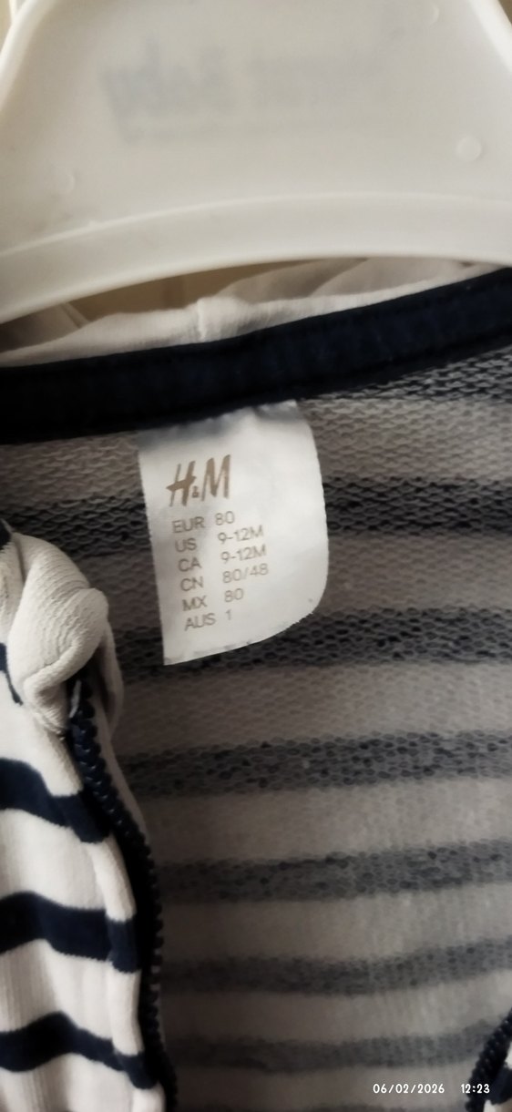 Erkek Çocuk Çizgili Fermuarlı Hırka - Görsel 3