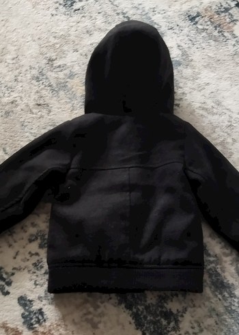 Erkek Çocuk Siyah Kürklü Street Wear Mont - Görsel 2