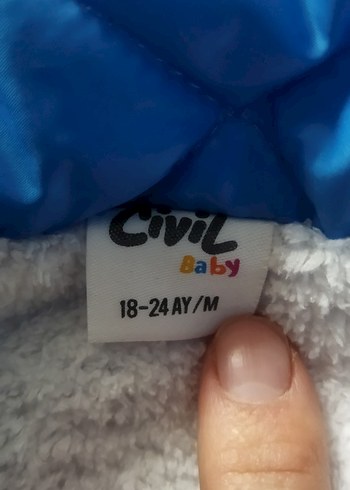 Erkek Çocuk Mavi Kapitone Yelek - Görsel 3