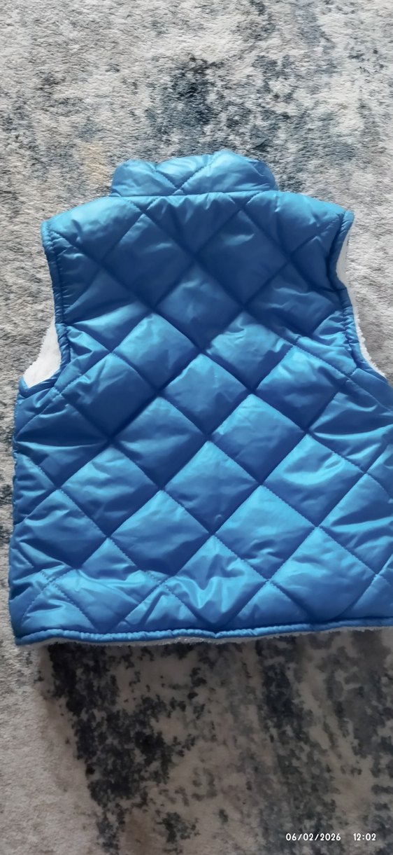 Erkek Çocuk Mavi Kapitone Yelek - Görsel 2