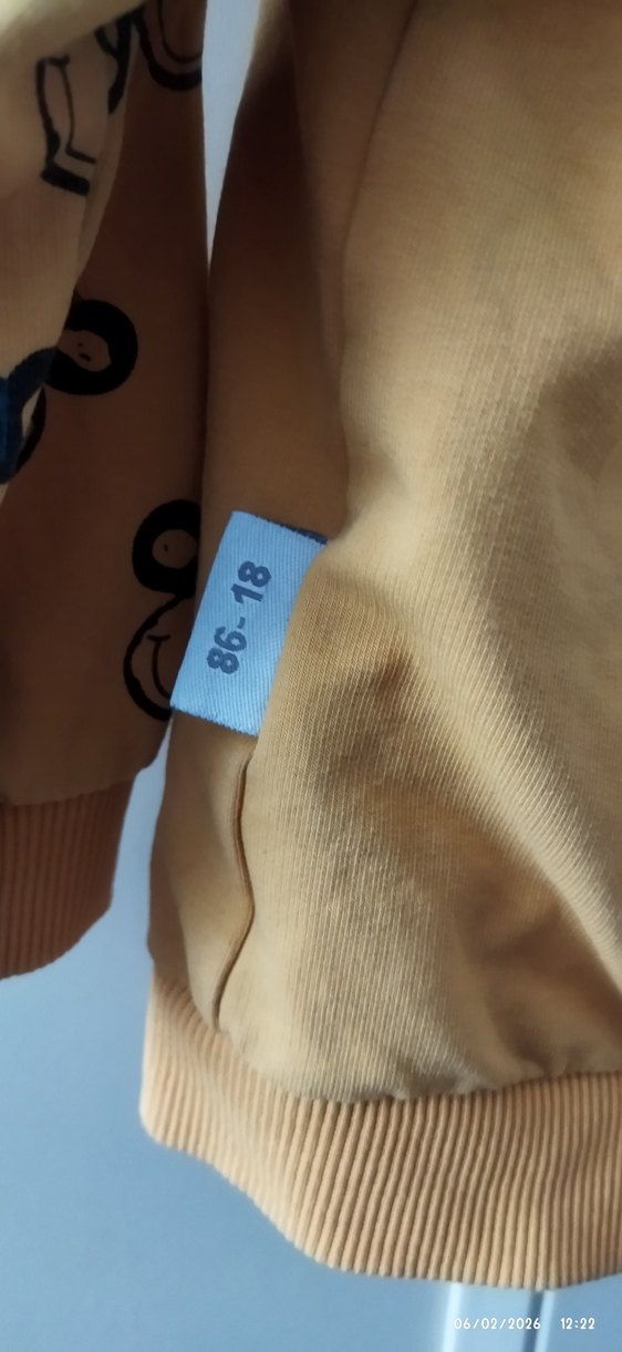 Sarı Kapüşonlu Erkek Çocuk Sweatshirt - Görsel 3