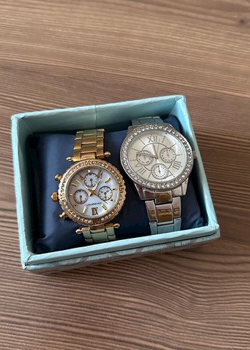 Parlak Altın Klasik Kadın Saat - Görsel 2