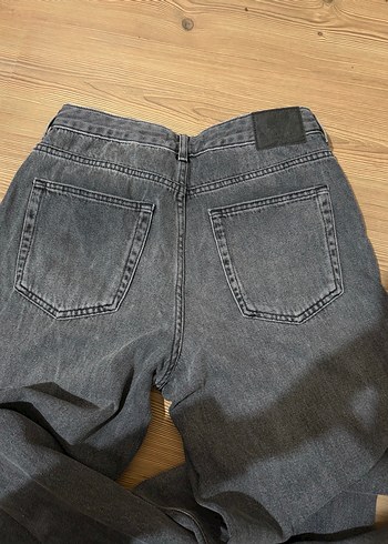 Gri Kadın Denim Regular Fit Pantolon - Görsel 5