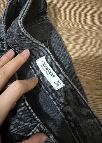 Gri Kadın Denim Regular Fit Pantolon - Görsel 4