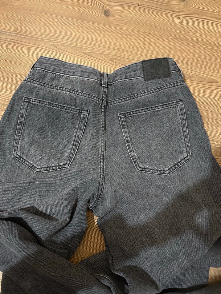 Gri Kadın Denim Regular Fit Pantolon - Görsel 5